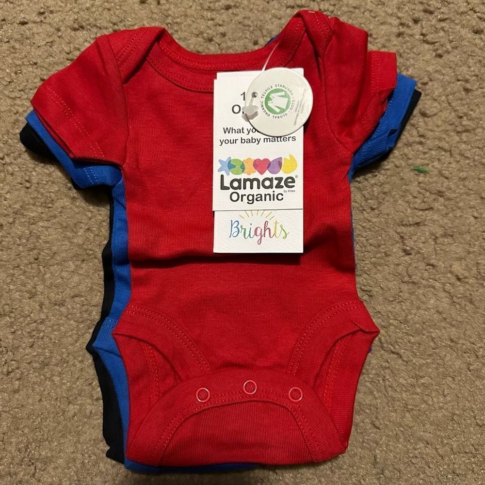 Lamaze Organic preemie onesies